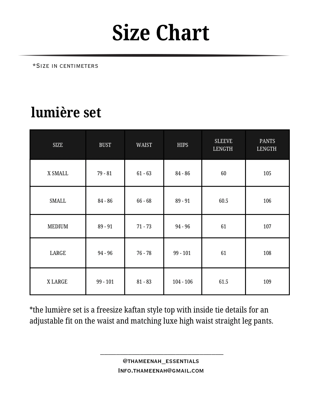 LUMIÈRE SET