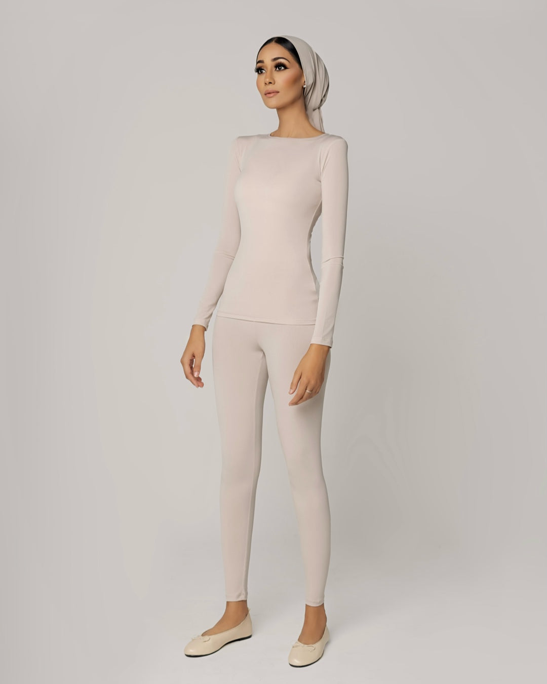 STONE -Crew Neck Long Sleeve Top