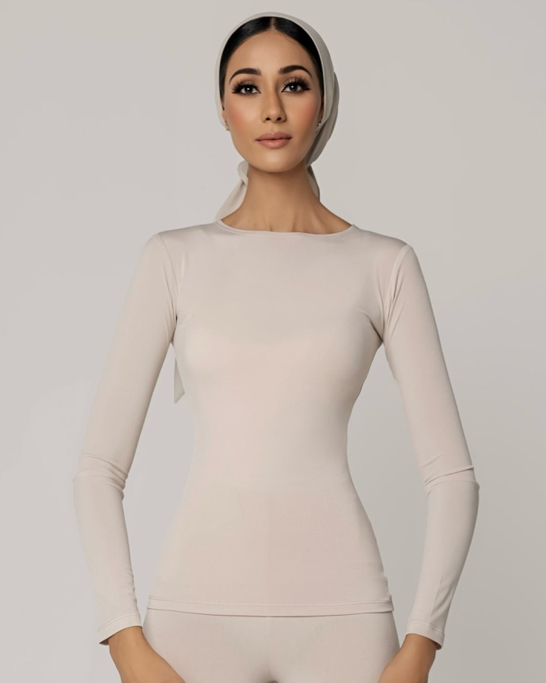 STONE -Crew Neck Long Sleeve Top