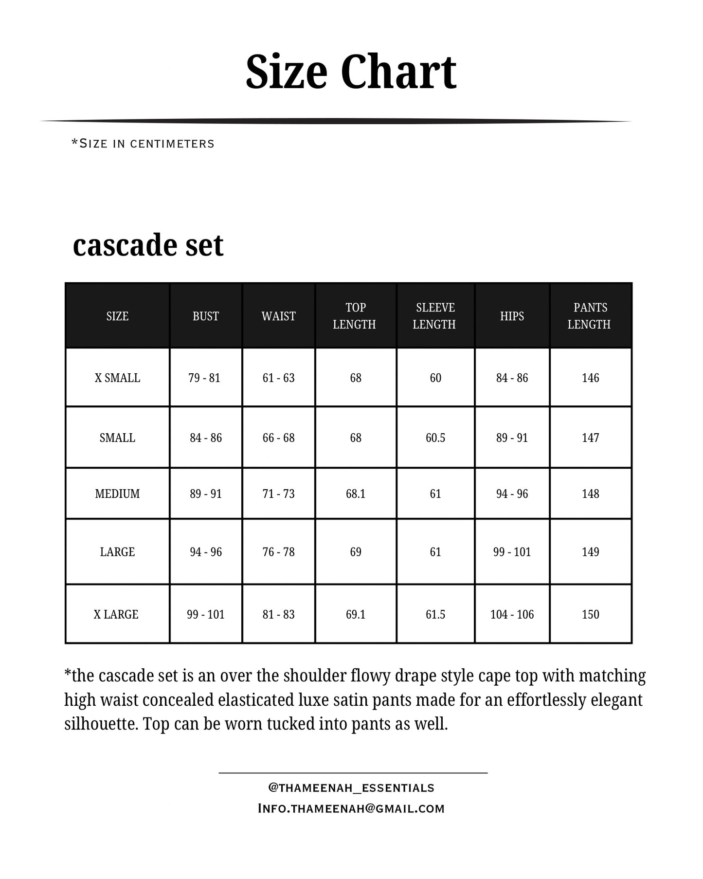 CASCADE SET