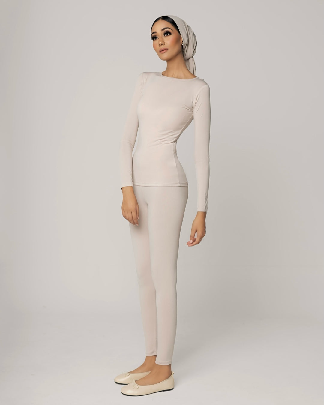 STONE -Crew Neck Long Sleeve Top